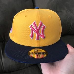 New Era New York Yankees 100th Anniversary Patch 59FIFTY Fitted Hat 7 3/8 | New